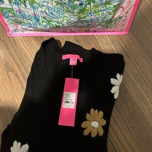 Lilly Pulitzer Tensley Sweater in Black